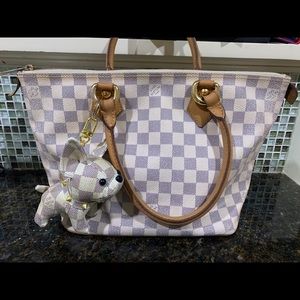 Louis Vuitton Saleya Damier Azure PM